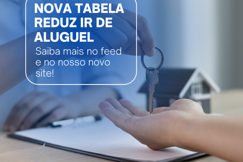 Imposto de quem recebe aluguel é reduzido pela nova tabela de IR